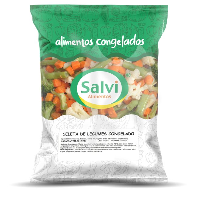 Seleta de Legumes Congelados - Produto Salvi Alimentos