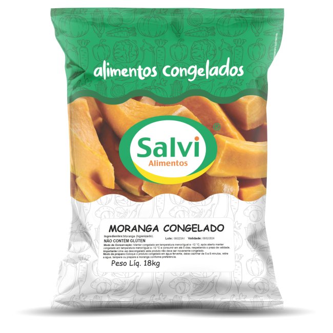 Moranga pedaços - Produto Salvi Alimentos