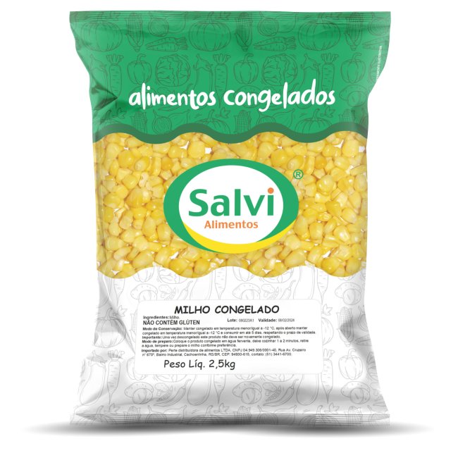 Milho em grãos - Produto Salvi Alimentos