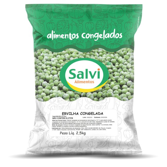 Ervilha em grãos - Produto Salvi Alimentos