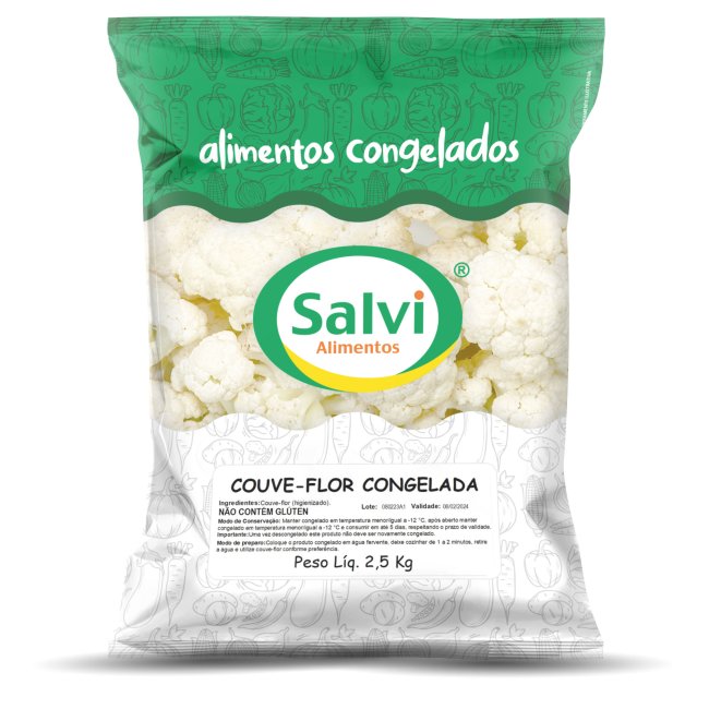 Couve-flor em floretes - Produto Salvi Alimentos